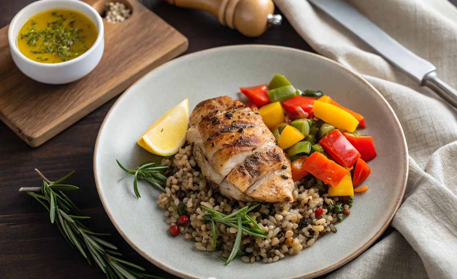 ‘Sous Vide’ Fire Braised Chicken Thigh