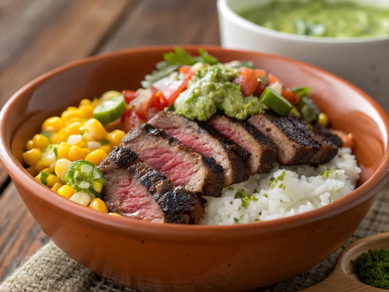 Fire-Grilled Strip Steak Bowl