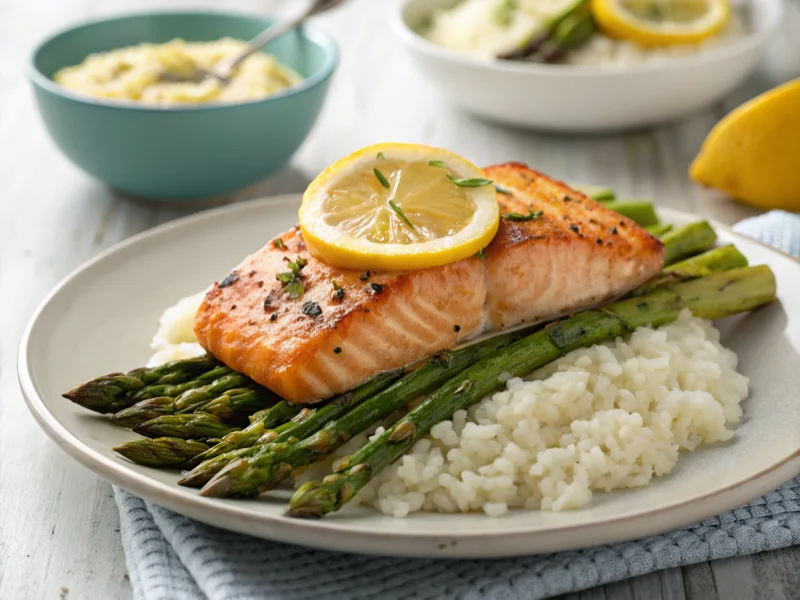 Lemon-Basted Sous Vide Salmon