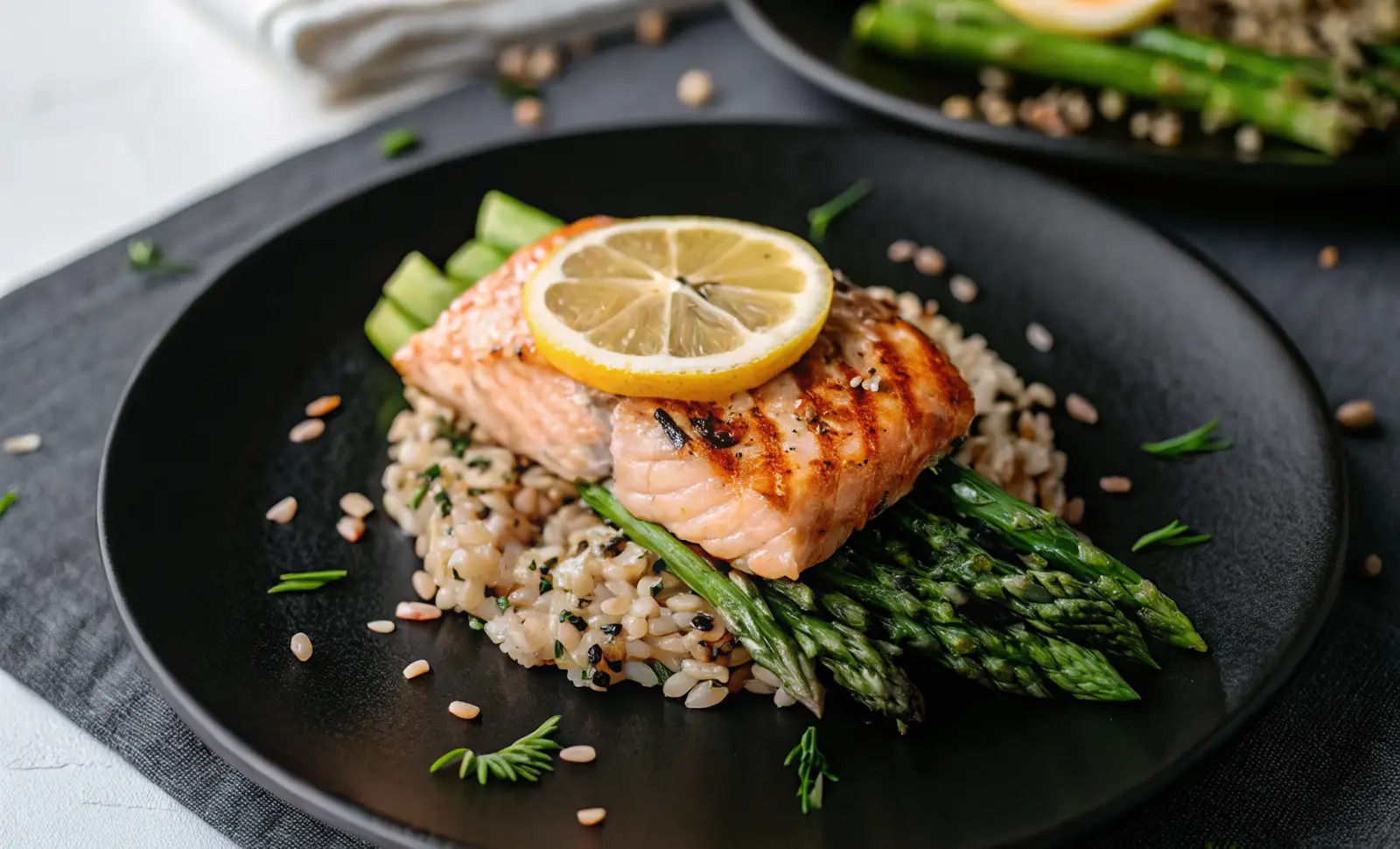 ‘Sous Vide’ Salmon With Asparagus